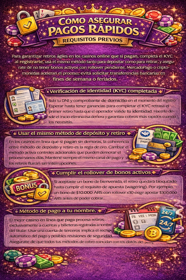 Cómo asegurar pagos rápidos