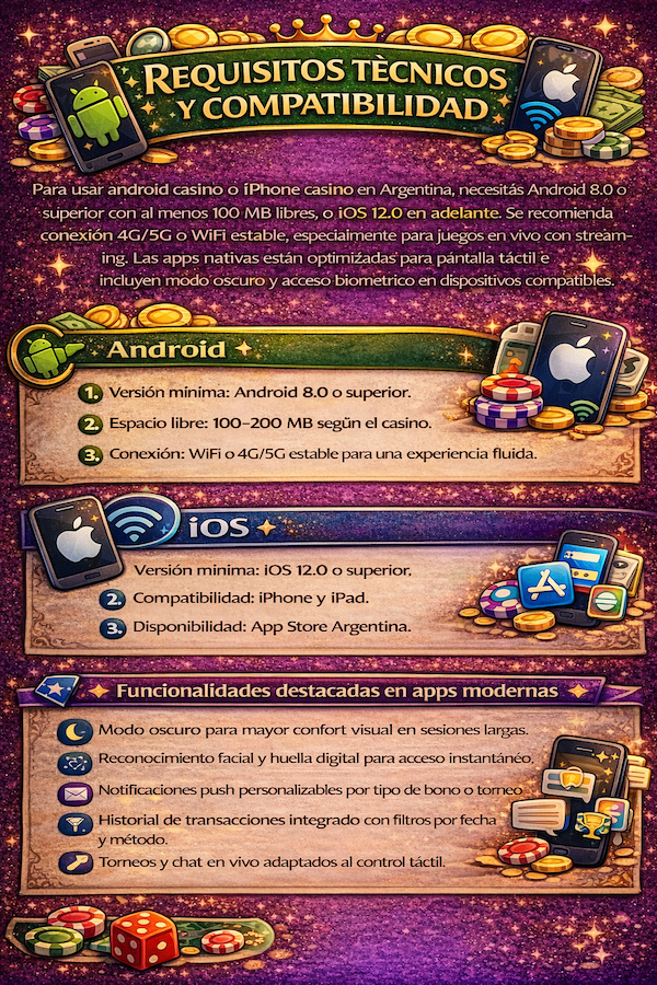 Requisitos técnicos y compatibilidad